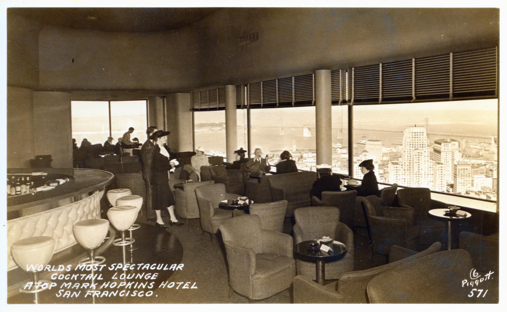 Top of the Mark San Francisco, CA Postcards from the Lounge