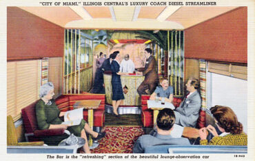 City of Miami Lounge - Illinois Central streamliner